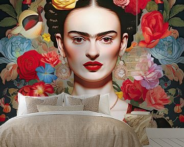 Folkloristisches Porträt Frida von Vlindertuin Art