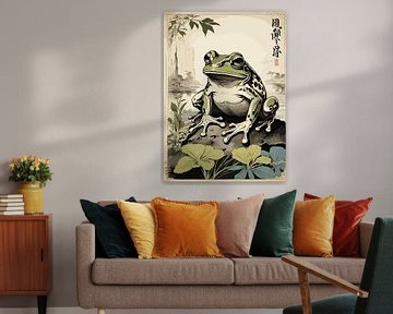 Vintage Japanese Frog by Vicky Hanggara