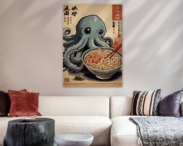 Japanese Octopus Ramen by Vicky Hanggara