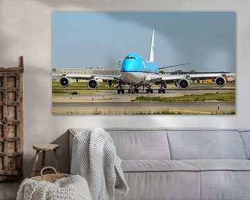 KLM Boeing 747-400 Stadt Johannesburg. von Jaap van den Berg
