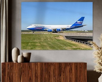 Silkway Azerbaijan Cargo Boeing 747-400. by Jaap van den Berg
