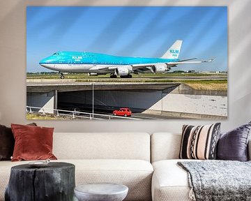 KLM Boeing 747-400 Stadt Johannesburg. von Jaap van den Berg