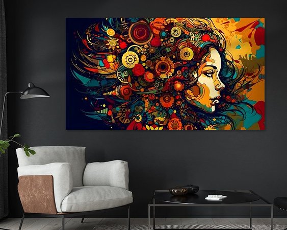Example of the artwork in a room