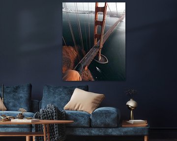 Golden Gate Bridge vanuit de lucht