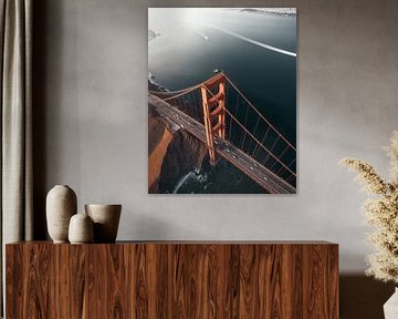 Golden Gate Bridge vanuit de lucht