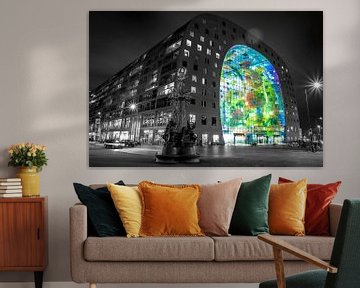 Markthalle Rotterdam mit wunderschönen Farben
