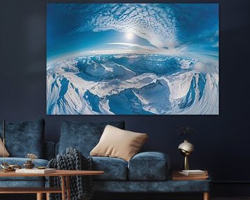 Betoverend winterlandschap