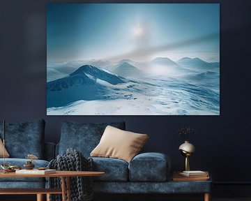 Betoverend winterlandschap