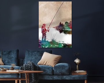 Fishing sport art #fishing by JBJart Justyna Jaszke