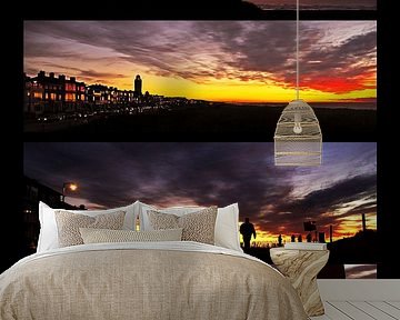 Boulevard van Katwijk in de avond van Dirk van Egmond