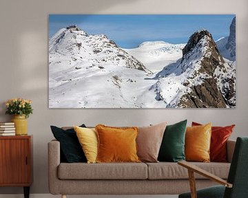 Zermatt - Le Gornergrat et le glacier du Gorner sur t.ART