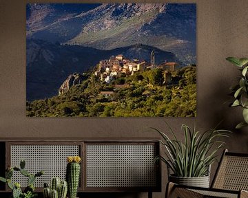Blick auf Montemaggiore, Korsika, Frankreich von Adelheid Smitt