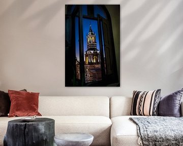 Arequipa cathedral by night, One2expose Wout Kok by Wout Kok