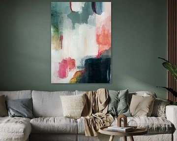 Kleurrijk Modern Abstract I van Lianne Landsman