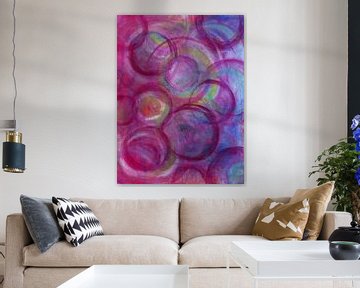 Circles and purple by Karen Kaspar