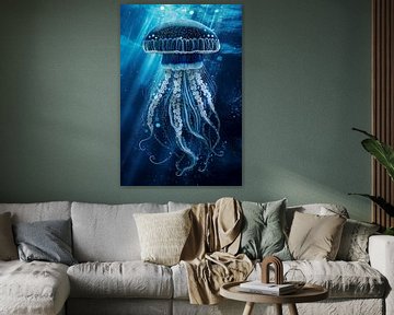 Delft Blue Wadden Sea Jellyfish by Studio Ypie