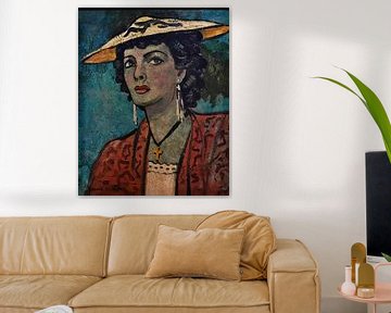 Francis Picabia - Le chapeau jaune sur Peter Balan