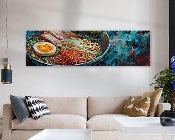 Art culinaire | Art des nouilles asiatiques sur Tableaux ARTEO