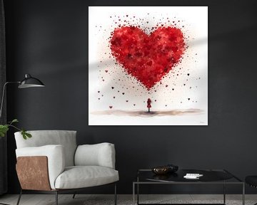 Confetti heart by Lauri Creates