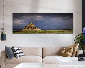 Normandy Saint Michel Monastery Hill by FineArt Panorama Fotografie Hans Altenkirch