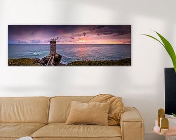 Der Kermovan Leuchtturm bei Le Conquet Bretagne von FineArt Panorama Fotografie Hans Altenkirch