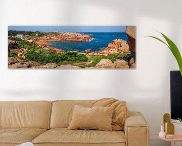 Landschap van de Côte Granit Rose bij Perris Guirec van FineArt Panorama Fotografie Hans Altenkirch