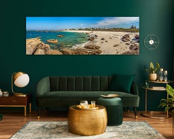 Der Strand von de Pors Pol an der Cote Granit Rose Bretagne Frankreich von FineArt Panorama Fotografie Hans Altenkirch