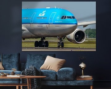 KLM Airbus A330-200 met een bijzonder verhaal.