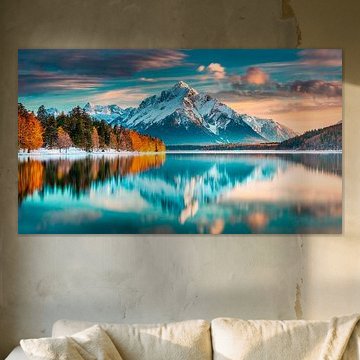 Landscape with mountains