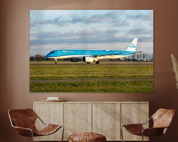 Klm cityhopper embraer 190 e2 polderbaan schiphol van Arthur Bruinen