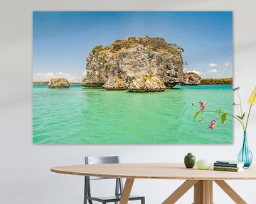 The coral cliffs of the Baie d'Upi of the Îles des Pins by Hilke Maunder