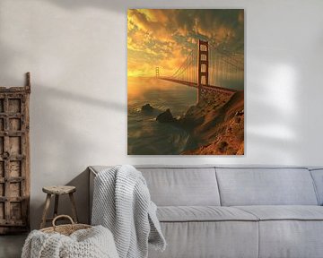 Uitzicht op de Golden Gate Bridge