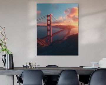 Uitzicht op de Golden Gate Bridge