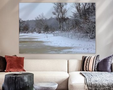 Snow covered landscape by Vanessa