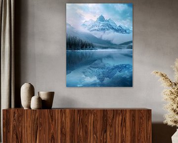 Romantisch winterlandschap