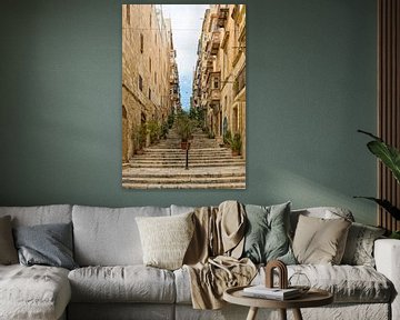 Magisches Malta, Valletta, Treppen von Marielle Leenders
