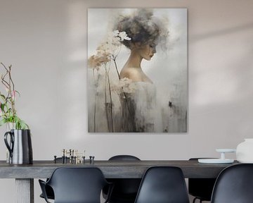 Poëtisch portret in zachte kleurtinten van Carla Van Iersel