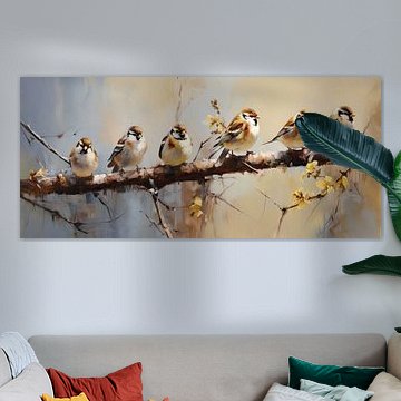 Frühlingstitten von Blickfänger Gemälde