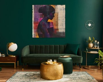 Silhouette de femme Art sur Kunst Kriebels