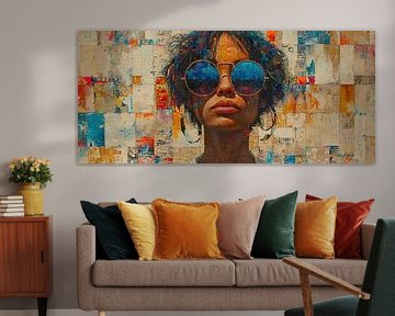 Trendy Sunglasses | Modern Portrait by Art Whims