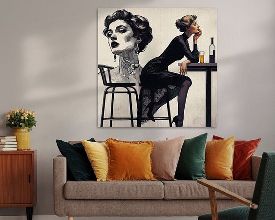 Example of the artwork in a room