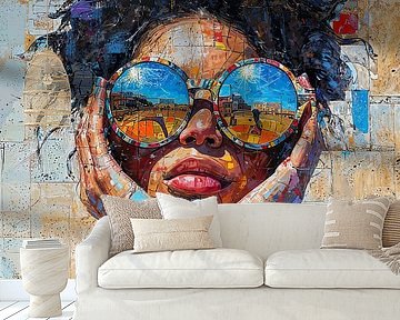 Woman Sunglasses Reflection | Modern Portrait