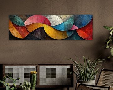 Wave pattern | Abstract Colourful by Art Whims