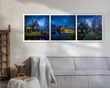 Triptychon Zaanse Schans von Thijs Friederich