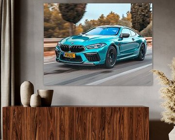 BMW M8 van PixelPrestige