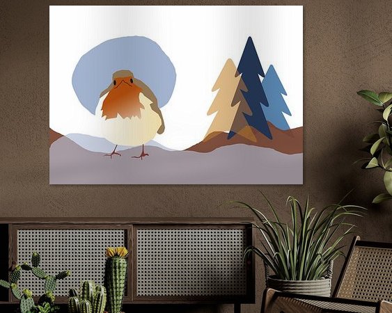 Example of the artwork in a room