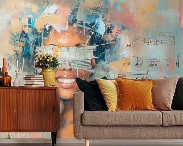 Bunte Musikfreude von Kunst Laune