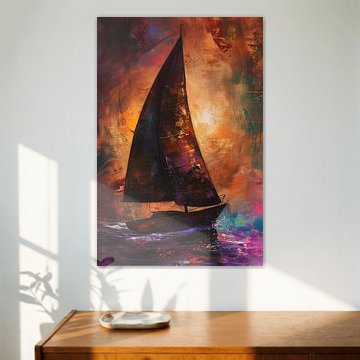 Sailboat abstract