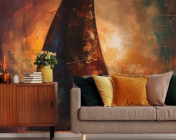 Segelboot abstrakt von Bert Nijholt