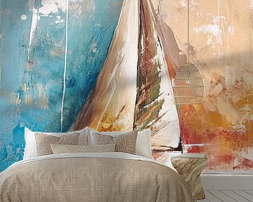 Segelboot abstrakt von Bert Nijholt